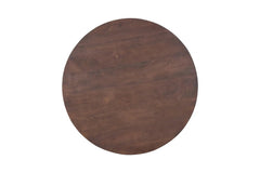 Table à manger Ronde TOMI en Bois de Manguier - 130 cm