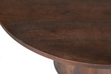Table à manger Ronde TOMI en Bois de Manguier - 130 cm