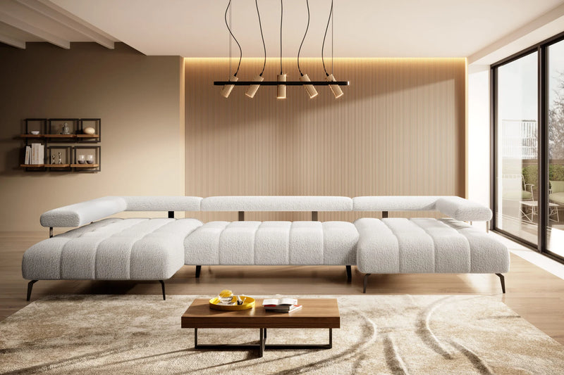 MAGNETIC XL – Canapé panoramique avec assise électrique – 371 x 210 cm