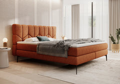 BARI – Lit avec Tête de Lit et Matelas Bonell