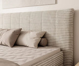 AMBER – Lit Coffre Box Spring avec Matelas Bonell