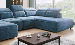COLTON XL – Canapé panoramique convertible avec assise électrique – 376 x 227 x 182cm
