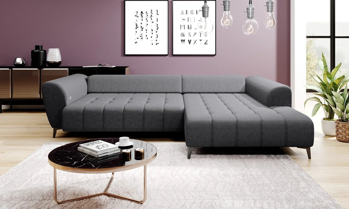 GARU – Canapé d'angle avec assise électrique – 287 x 220cm