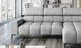 PLAZA L – Canapé d'angle avec assise électrique – 300 x 105cm