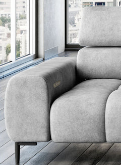 PLAZA L – Canapé d'angle avec assise électrique – 300 x 105cm