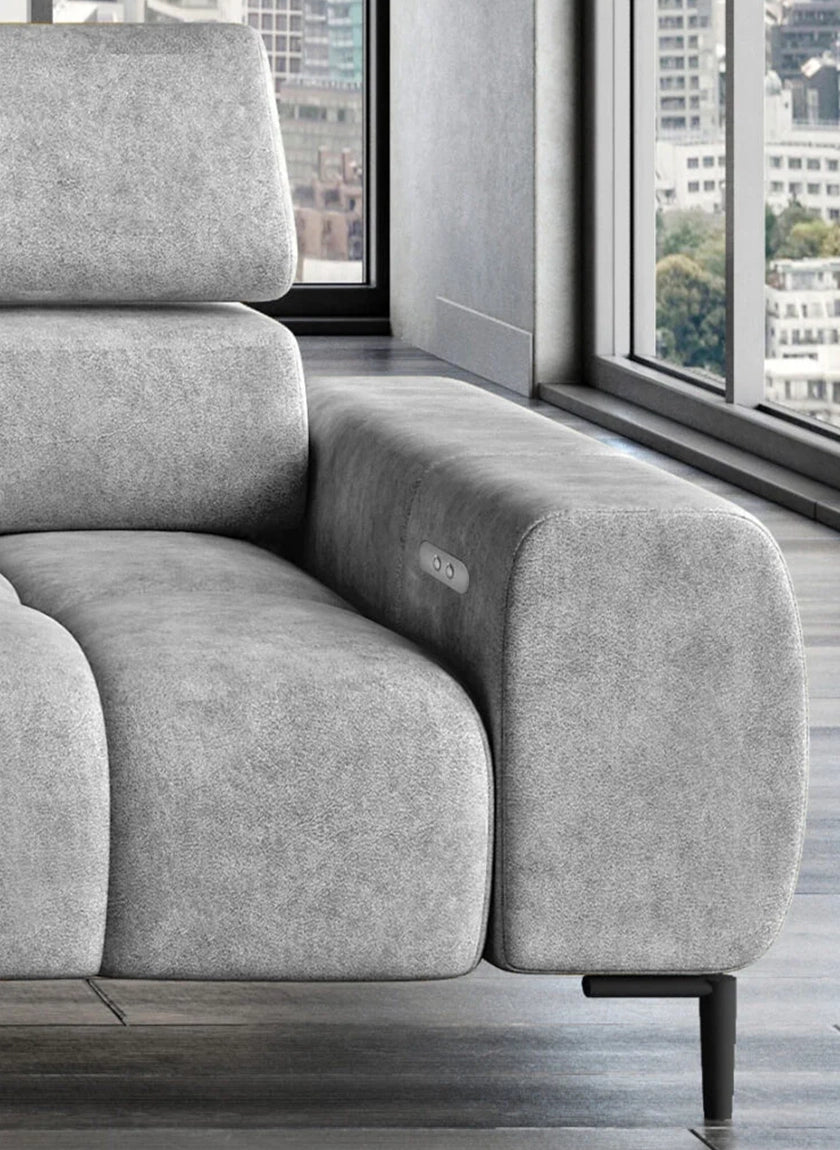 PLAZA MINI – Canapé d'angle avec assise électrique – 270 x 177cm