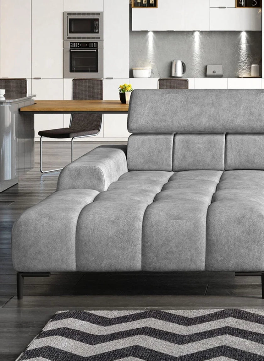 PLAZA MINI – Canapé d'angle avec assise électrique – 270 x 177cm
