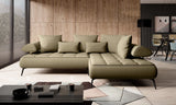 SELEDO L – Canapé d'angle avec assise électrique – 268 x 224cm