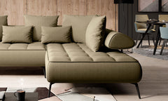 SELEDO L – Canapé d'angle avec assise électrique – 268 x 224cm