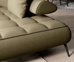 SELEDO L – Canapé d'angle avec assise électrique – 268 x 224cm