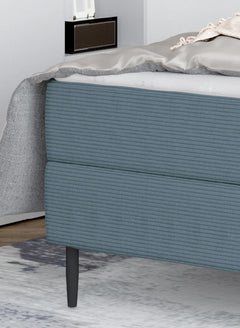 NEPO – Lit Coffre avec Tête de Lit et Surmatelas