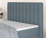 NEPO – Lit Coffre avec Tête de Lit et Surmatelas