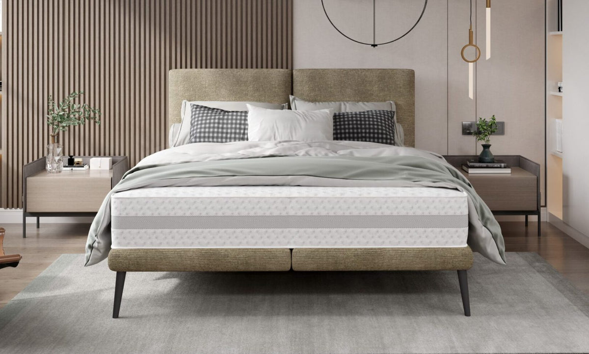 SELENE – Lit avec Tête de lit et Sommier Sans Matelas