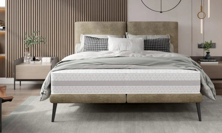 SELENE – Lit avec Tête de lit et Sommier Sans Matelas