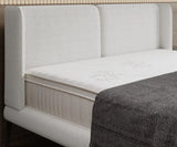 TESSINA – Lit avec Tête de lit et Sommier Sans Matelas