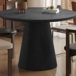 MIKLOS – Table à Manger Décor Brun foncé – 120 cm