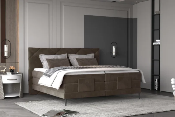 NOEL - Lit Électrique Box Spring avec Surmatelas