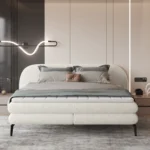 OVO - Lit Box Spring avec Tête de Lit