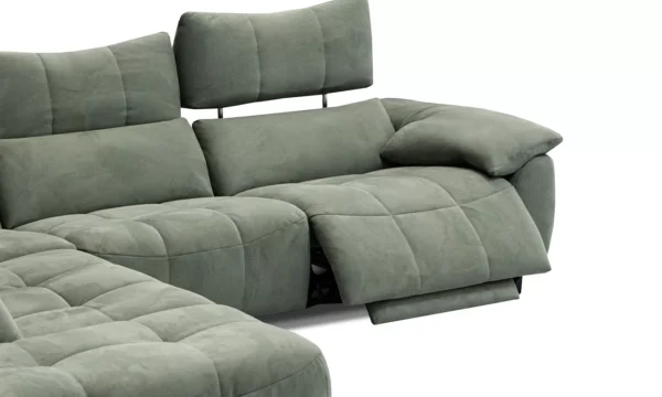 PEARL - Canapé modulable avec assise électrique - 272 x 234 cm