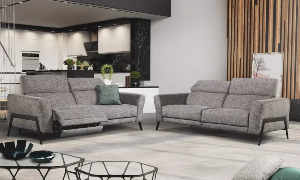 AKTA - Canapé modulable avec assise électrique - 214 x 105 cm