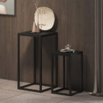 MADEIRA - Set de 2 Table d'appoint Bois de Manguier